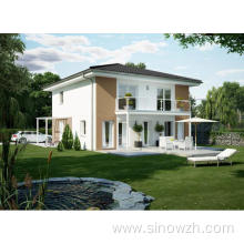 Steel Frame Fiber Cement House